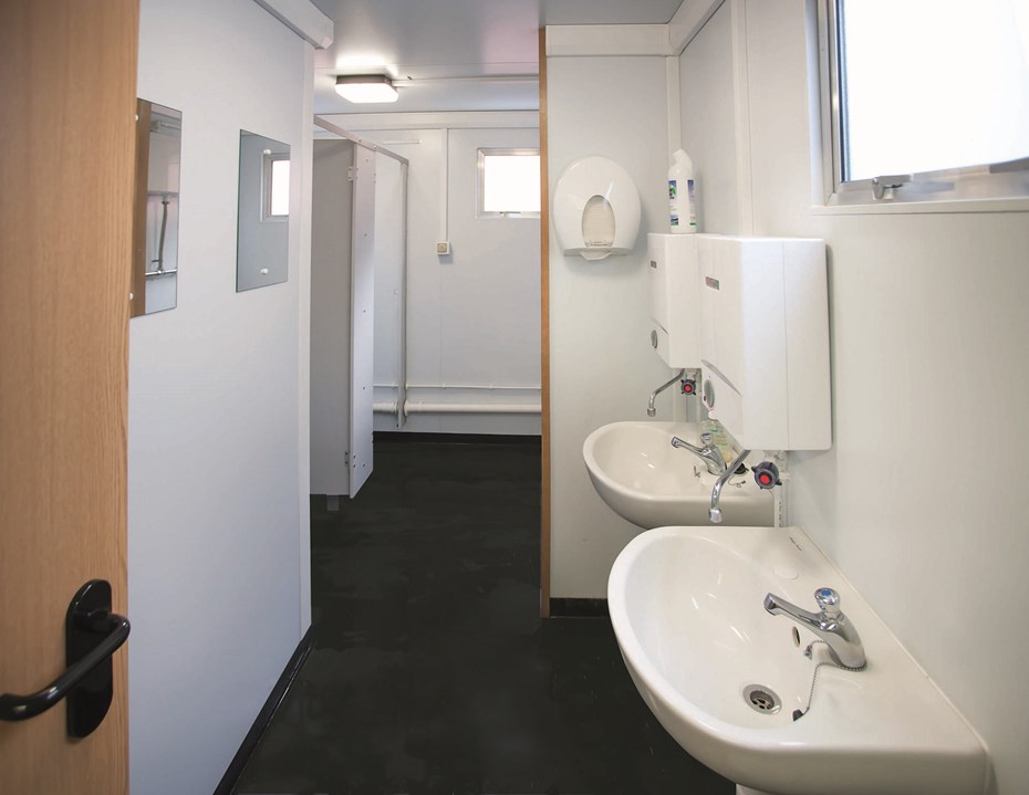 Construction Unit Toilets with Sinks