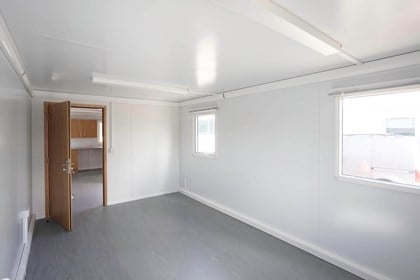 Internal room, view to kitchenette