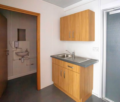 Kitchenette in Glazed Unit