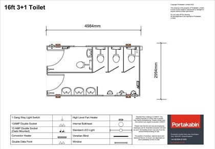 Website Layout - 16ft 3+1 toilet