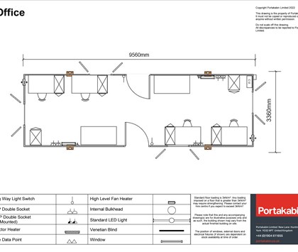 32 ft Office Layout