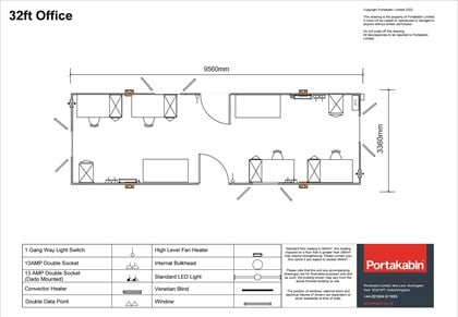 32 ft Office Layout