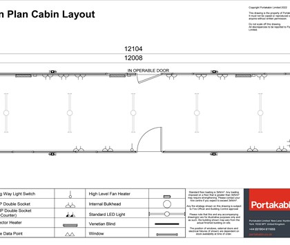 Open Plan Cabin Layout