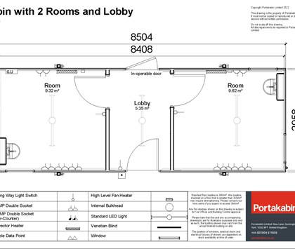 Layout of unit with sink