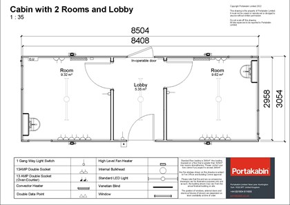 Layout of unit with sink