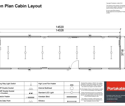 Open Plan Cabin Layout