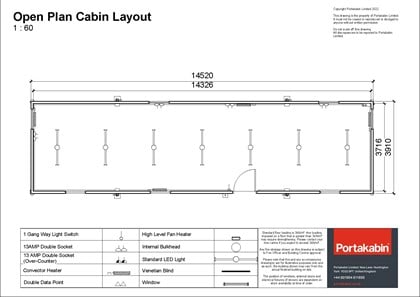 Open Plan Cabin Layout